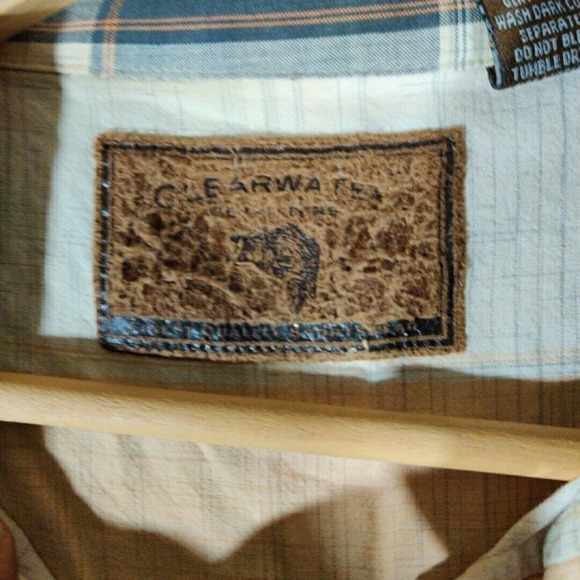 Clearwater Outfitter Shirt Mens‎ XL Beige Long Sleeve Soft Western Style - Picture 4 of 8